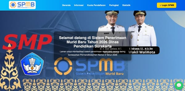 Waspada, Muncul Situs Web Palsu SPMB Di Kota Solo