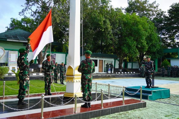 Dibalik Kibaran Merah Putih,Kodim 1425/Jeneponto Perkuat Semangat Pengabdian Prajurit.