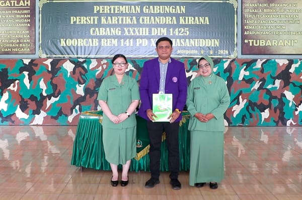 Persit KCK  Jeneponto  Hadirkan Edukasi Kesehatan Gigi Hidup Sehat Di Lingkungan Keluarga