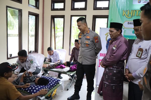 Menyambut HUT Bhayangkara ke 80,Polres Bengkalis Gelar Sunat Masal Gratis
