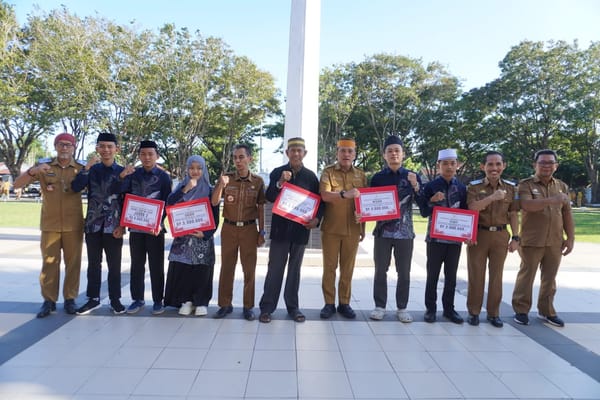 Upacara Bendera Jadi Momentum Pemkab Jeneponto Apresiasi Kafilah MTQ Sulsel 2026