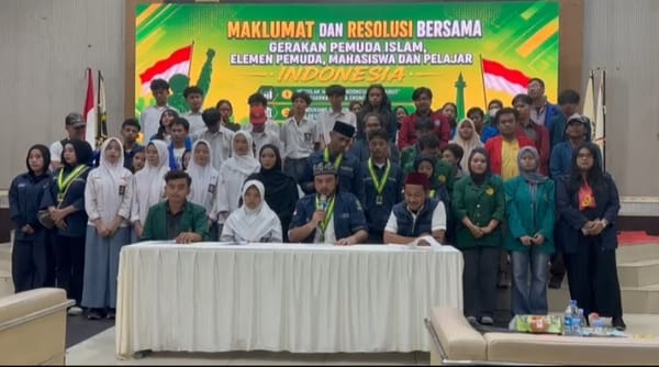 GPI Bersama Elemen Pemuda, Mahasiswa, dan Pelajar Deklarasikan Maklumat dan Resolusi Bersama