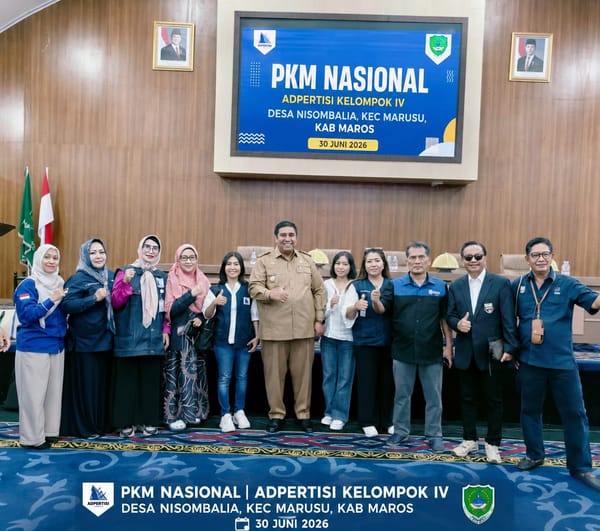 PKM Nasional ADPERTISI Kelompok IV Melaksanakan Karya Bakti di Kabupaten Maros