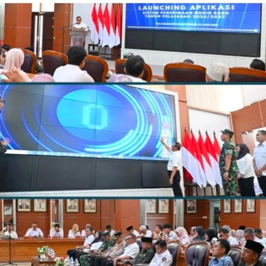 Wako Ramlan Tandatangani Komitmen Bersama dan Launching SPMB Online 2026/2027