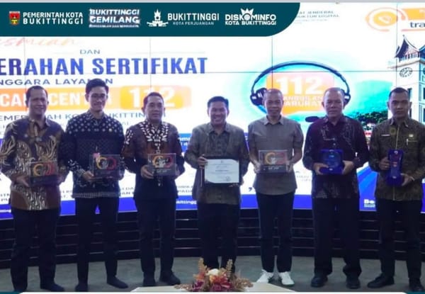 Pemko Bukittinggi Resmikan Implementasi Layanan Darurat 112