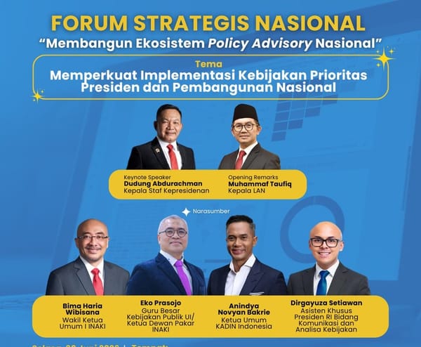 Program Prioritas Presiden Butuh Lebih Dari Sekadar visi, Namun Ekosistem Pendukung Yang Solid