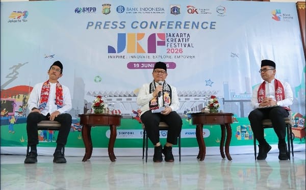 Pemprov DKI Kolaborasi  BI dan OJK  Gelar Jakarta Creative Festival 2026 Dorong Ekonomi Kreatif Jadi Motor Pertumbuhan