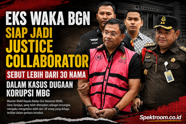 Eks Waka BGN Siap Jadi Justice Collaborator, Sebut Lebih dari 30 Nama dalam Kasus Dugaan Korupsi MBG