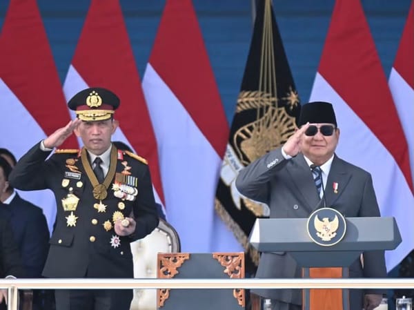 Presiden Prabowo Pimpin Upacara Peringatan ke-80 Hari Bhayangkara
