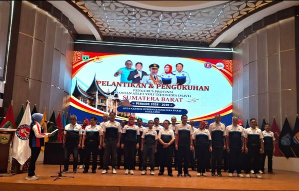 MAVI Sumbar Dikukuhkan, Yusman Kasim: Kami Siap Dukung Kemajuan Pervolian Sumbar