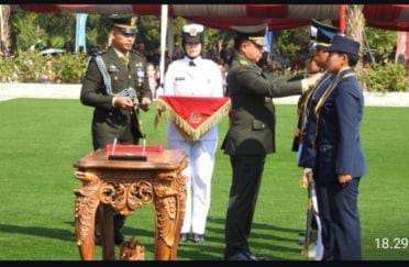 Panglima TNI Lantik 734 Perwira Prajurit Karier TNI Gelombang I TA 2026