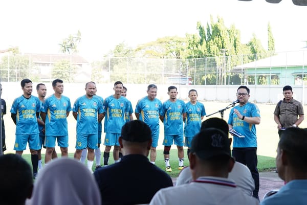 Laga Persahabatan Pemkab Gowa-Pemkot Palu,Wabub Momentum Jaga Silaturrahmi Antar Daerah