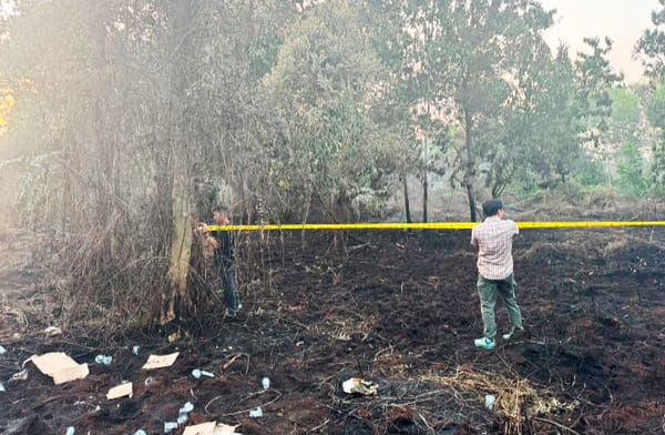 Polisi Segel Lahan Karhutla 2,5 Hektare, Pembakar lahan terus Diburu