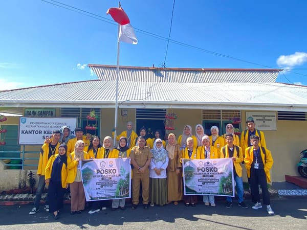 Pengelolaan Sampah hingga Literasi Anak Jadi Fokus KKN Mahasiswa Unkhair di Soa