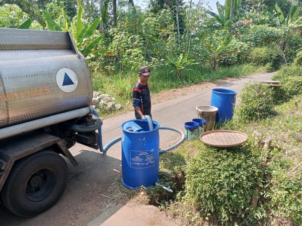 BPBD Banyumas Berpacu dengan Kemarau, Setetes Air Menjadi Harapan Ribuan Warga