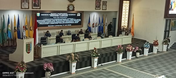 Dukung Raperda Pertanggungjawaban APBD Provinsi Lampung Untuk Dibahas Hingga Ditetapkan Menjadi Perda