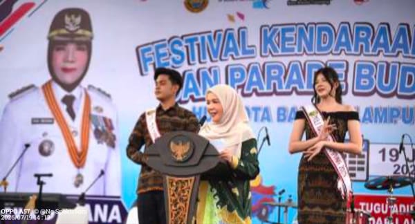 Puluhan Mobil Hias Semarakkan Street Festival, HUT 344 Kota Bandarlampung