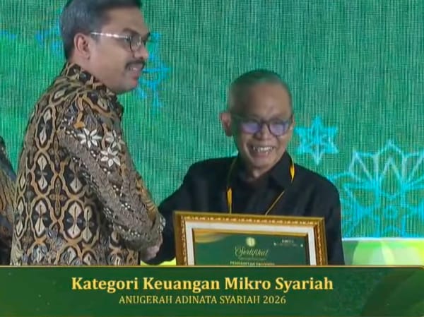 Lima Penghargaan Anugerah Adinata Syariah 2026 Diborong NTB