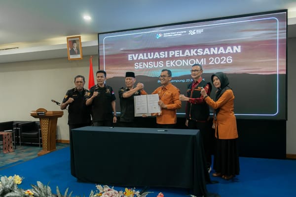 BPS Lampung Kukuhkan Penggerak Partisipasi SE 2026, Jadi Penggerak Kepercayaan Publik