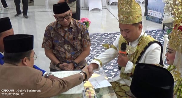 Gubernur Mirza : "Pernikahan Langkah Awal Terbentuknya Keluarga Sebagai Fondasi Kehidupan Bermasyarakat"