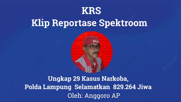 Ungkap 29 Kasus Narkoba, Polda Lampung  Selamatkan  829.264 Jiwa