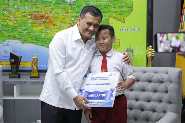Ibrahim Al Abrar Memperoleh Dukungan Gubernur Luthfi Wujudkan Cita-citanya Menjadi cyber security profesional