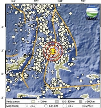Gempa Bumi Tektonik M 6,2 Guncang Halmahera Barat, Tidak Berpotensi Tsunami