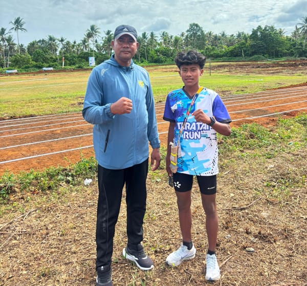 Fatur Rizki Sabet Emas Perdana Atletik, Kota Ternate Buka Asa Dominasi POPDA XII Morotai
