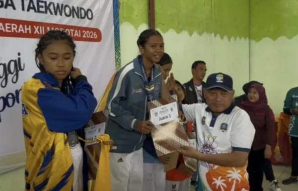 Kota Ternate Juara Umum Pada Cabor Taekwondo POPDA XII Morotai Dengan Meraih 6 Emas