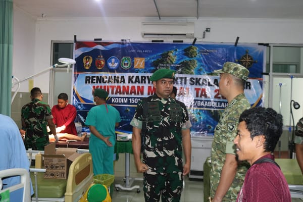 Karya Bakti Skala Besar Khitanan Massal Tahun 2026 di Kodim 1501/Ternate