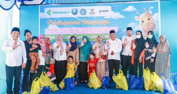 Dinas Kesehatan Kolaborasi Dengan Instansi Terkait Gelar Kampaye Gerakan Cegah Stunting dan Cek Kesehatan Gratis