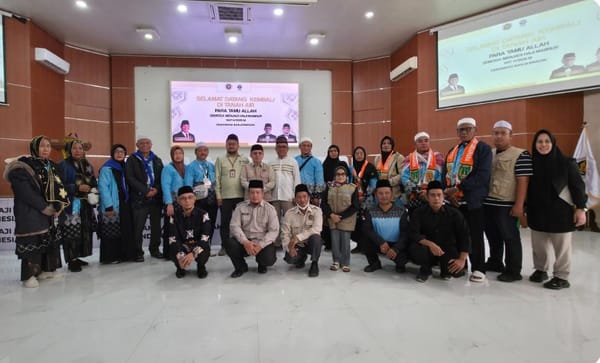 Seluruh Jemaah Haji Kalteng Telah Kembali, Dua wafat di Tanah Suci