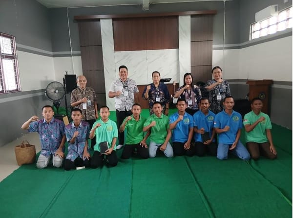Di Balik Jeruji, Warga Binaan LPKA Palangka Raya Temukan Pengharapan Lewat Pembinaan Rohani