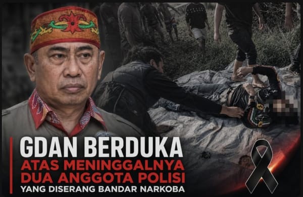 Gerakan Dayak Anti Narkoba Sampaikan Duka atas Gugurnya Polisi di Katingan
