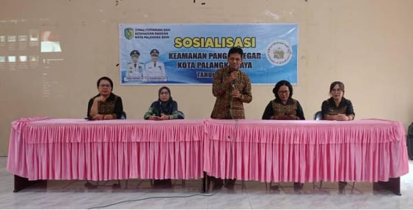 Dari Pasar ke Meja Makan, Distanketpang Palangka Raya Jaga Pangan Tetap Aman