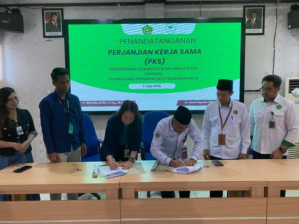 Kemenag Palangka Raya Gandeng RS Permata Hati, Layanan Pembinaan Keagamaan Hadir untuk Percepat Pemulihan Pasien