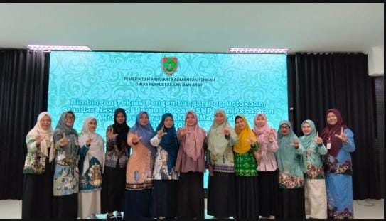 Wujudkan Generasi Gemar Membaca, MI Terpadu Berkah Ikuti Bimtek Perpustakaan di Dispursip Kalteng