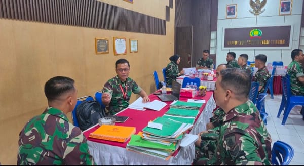 Tim Audit Itdam XXII Cek Administrasi dan Progres Jembatan Kodim 1002/HST