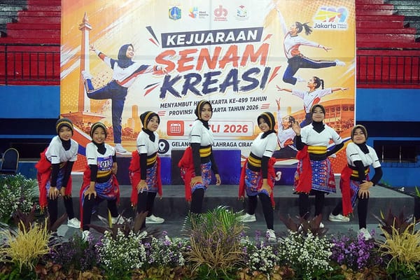 800 Peserta Meriahkan Kejuaraan Olahraga Senam Kreasi 2026 di Jakarta Timur