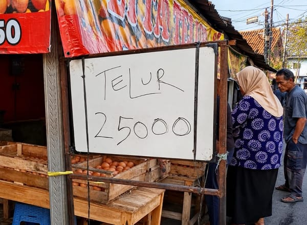 Harga Telur Kembali Naik, Ibu Rumah Tangga Mulai Hitung Ulang Belanja