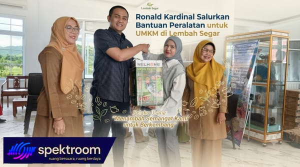 Ronald Kardinal Salurkan Bantuan Peralatan untuk UMKM di Lembah Segar, Pelaku Usaha: "Menambah Semangat Kami untuk Berkembang"