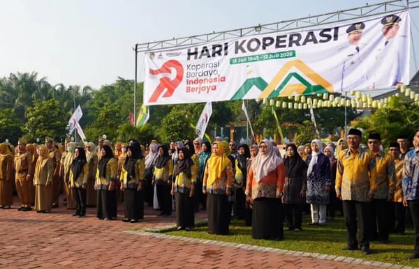 Peringati Hari Koperasi, Pemkab Madiun Gelar Upacara