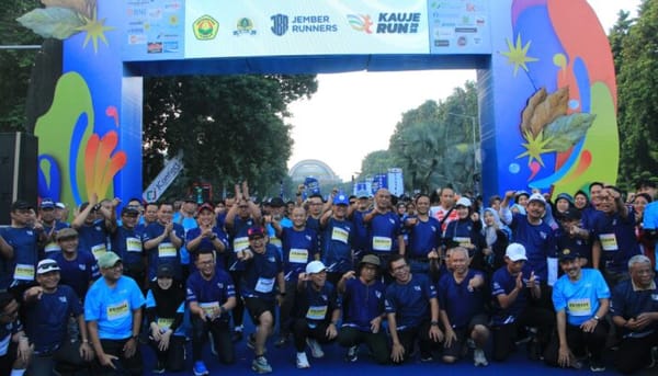 Gelaran Kompetisi Yang Sehat Gebyar KAUJE Run Berlangsung Meriah