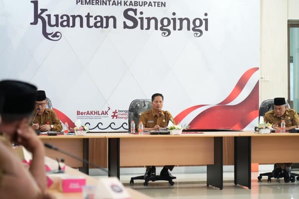 Tanpa Basa Basi, H. Mukhlisin Tancap Gas Benahi Pemerintahan Kuansing