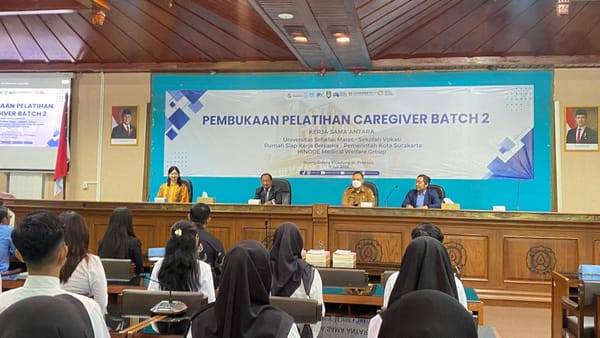 37 Peserta mengikuti pelatihan Caregiver Bath, Sebelum  bekerja Di Jepang