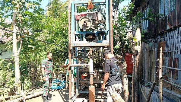 Menjemput Air dari Perut Bumi TNI AD Hadir Untuk Wilayah Yang Menanti