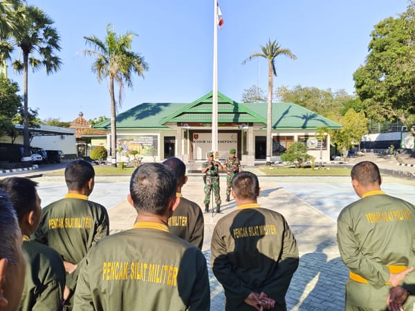 PasiLog Kodim 1425 Jeneponto Tekankan Disiplin dan Kesiapan Latihan Pencak Silat Militer