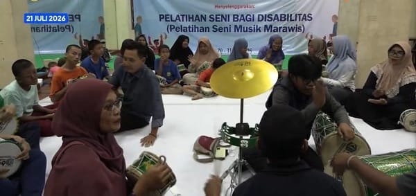 Tabuhan Marawis Buka Harapan Baru, Anak-Anak Disabilitas Belajar Percaya Diri Lewat Irama