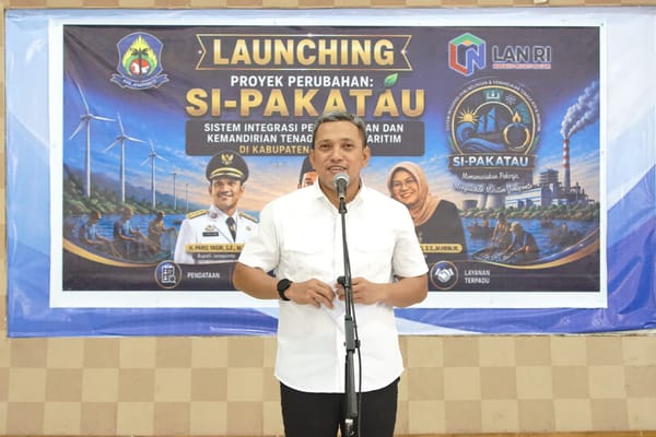 SI-PAKATAU diluncurkan, Bupati Paris Yasir harap Inovasi Perlindungan Tenaga Kerja Maritim Benar-benar Dirasakan Masyarakat