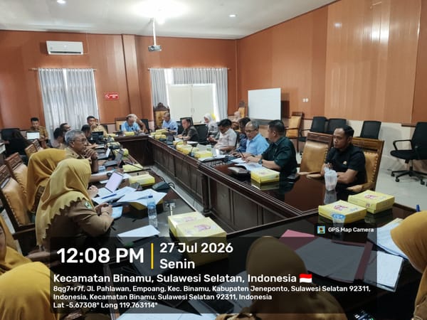 TAPD dan Banggar DPRD Jeneponto Natangkan Penyempurnaan LKPJ APBD Jeneponto